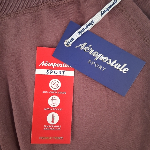 Aeropostale Sport Plum Color French Terry Jogger Pants SzM NWT - Picture 5 of 5